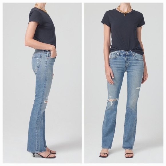 Citizens of Humanity Emannuelle Low Rise Boot Jeans in Meadow size 26 NWT - Picture 2 of 11
